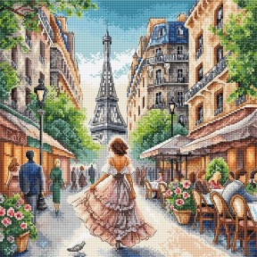 З Парижа з любов'ю. From Paris with Love Набір для вишивання хрестиком AVA P126