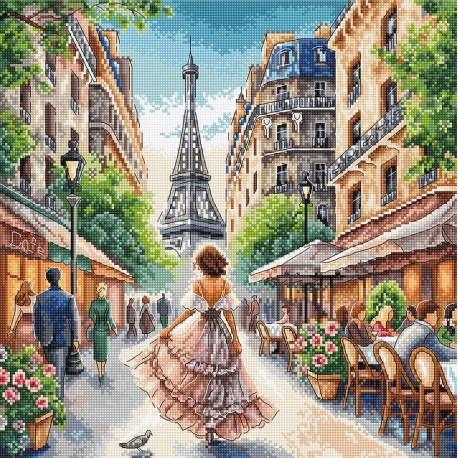 Из Парижа с любовью. From Paris with Love Набор для вышивания крестом AVA P126