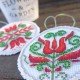 Вогнецвіт Набір для вишивки в змішаній техніці на пластиковій канві VOLOSHKA YuMI_045