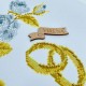 Срібні троянди із золотом. Весільний рушник Заготовка для вишивання бісером Virena РВВ_063