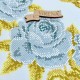 Серебряные розы с золотом. Свадебный рушник Заготовка для вышивки бисером Virena РВВ_063