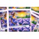 Девушка с лавандой Схема для вышивания бисером Biser-Art A774ба