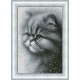 Персидский кот Электронная схема для вышивания крестиком Инна Холодная К-144