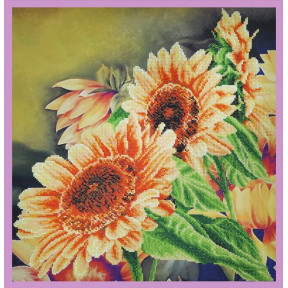 Набор для вышивания Картины Бисером Р-255 Цветы солнца фото