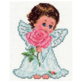 Набор для вышивки крестом Алиса 0-13 Ангелок любви фото
