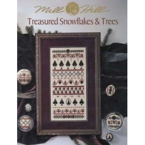 Treasured Snowflakes & Trees Буклет Mill Hill MHP57