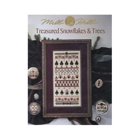 Treasured Snowflakes & Trees Буклет Mill Hill MHP57