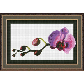 Набор для вышивки крестом Юнона 0108 Маленькая орхидея фото