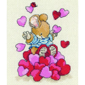 Набір для вишивання Anchor CTM0109 Tom With Hearts / Том з серцями