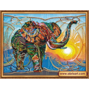 Набор для вышивания Абрис Арт АВ-368 Мозаичный слон фото