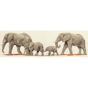 Набор для вышивания Anchor PCE732 Elephant Stroll/Слоны на