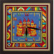 Набор для вышивки крестом Panna Ч-1562 Часы с замком фото