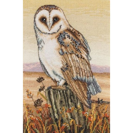 Набор для вышивания Anchor PCE604 Owl Horizon/Сова на горизонте