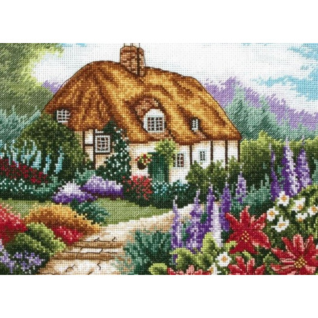 Набір для вишивання Anchor PCE593 Cottage Garden In Bloom /