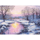 Набір для вишивання Anchor MAIA 01013 Winter Sunset / Зимовий