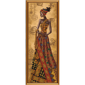 Набор для вышивания  бисером Нова Слобода НД-2079 Загадочная африканка