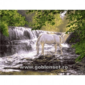 Набор для вышивания гобелен Goblenset G1003 Белый красавец фото
