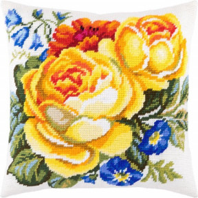 Набор для вышивки подушки Чарівниця V-139 Любимые розы фото