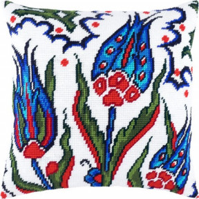 Набор для вышивки подушки Чарівниця V-141 Турецкие тюльпаны