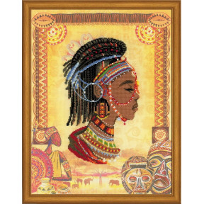 Набор для вышивки крестом Риолис РТ-0047 Африканская принцесса