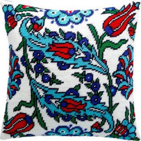 Набор для вышивки подушки Чарівниця V-146 Турецкие цветы