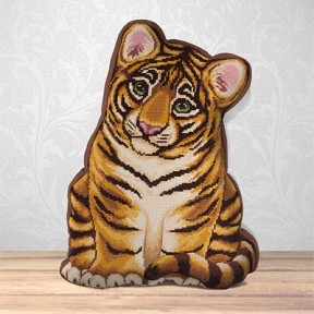 Набір для вишивки хрестиком Panna ПД-1834 Мій тигр (Подушка)