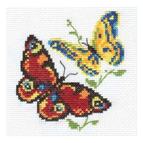 Набор для вышивки крестом Алиса 0-50 Бабочки-красавицы фото