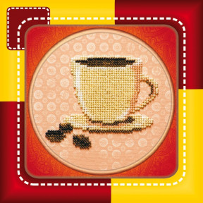 Набор для вышивания бисером Абрис Арт АМ-004 Кофе