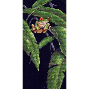 Набор для вышивания  Dimensions 35251 Tree Frog Among Leaves