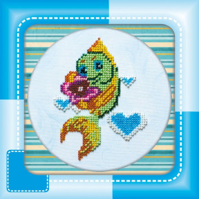 Набор для вышивания бисером Абрис Арт АМ-008 Рыбка