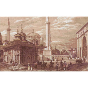 Набор для вышивки крестом Panna ГМ-1292 Стамбул.Фонтан султана