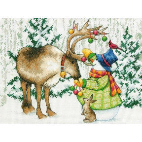 Набор для вышивания  Dimensions 70-08947 Ornamental Reindeer/Северный олень 