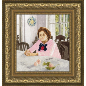 Набір для вишивки Золоте Руно МК-039 Дівчинка з персиками фото