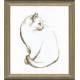Набор для вышивания крестом  Чарівна Мить ВТ-095 Серый котик