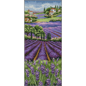 Набор для вышивания Anchor PCE0807  Provence Lavender Scape/Лавандовое поле