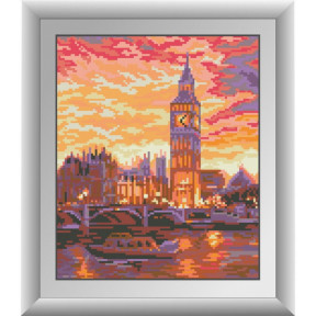 Набор для рисования камнями алмазная живопись Dream Art Лондонский мост (квадратные, полная) 30353D