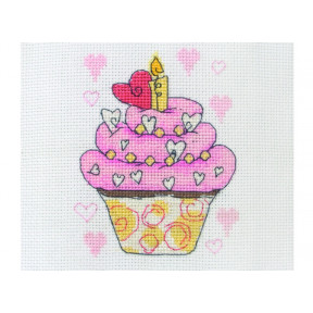 Набор для вышивания Anchor PCE755 Mini Cupcake / Мини кекс фото