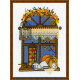 Набір для вишивки хрестиком Ріоліс 1593 Осіннє віконце фото