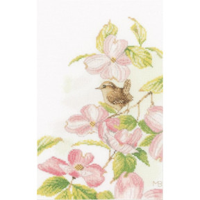 Набор для вышивания Lanarte PN-0149989 Розовые цветы