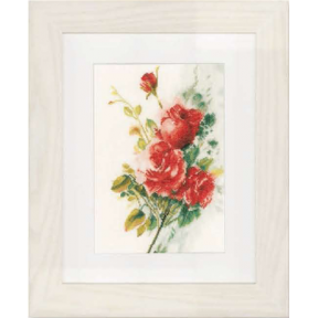 Набор для вышивания Lanarte PN-0151016 Букет из красных роз фото