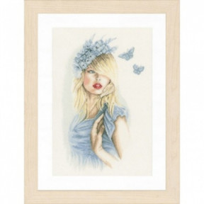 Набор для вышивания Lanarte PN-0155691 Синие бабочки фото