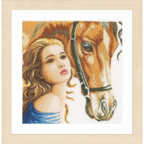 Набір для вишивання Lanarte PN-0158324 Women and horse