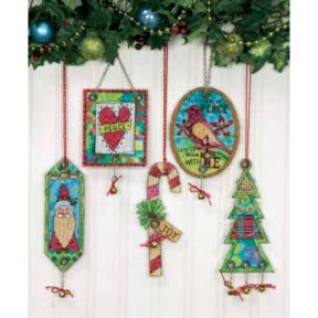 Набір для вишивки Dimensions 70-08868 Jingle Bell Ornaments фото