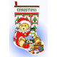 Набор для вышивания Design Works 5485 Teddy Bear Santa фото