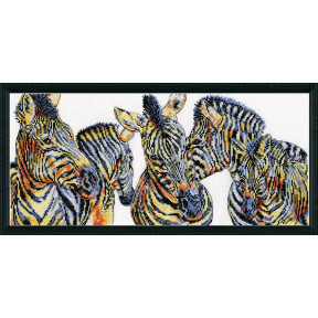 Набор для вышивания Design Works 2853 Wild Things Zebras