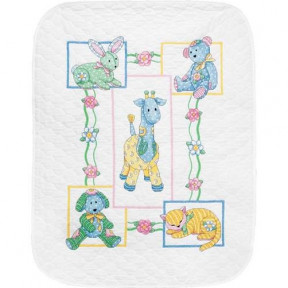 Набор для вышивания одеяла Dimensions 73067 Baby's Friends