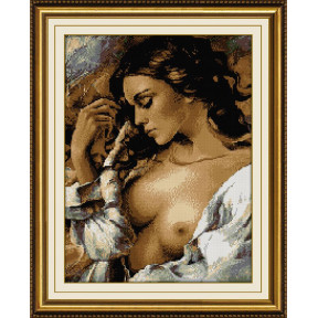 Набор для рисования камнями алмазная живопись Dream Art Богиня любви (квадратные, полная) 30124D