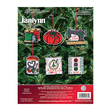 Набір для вишивання Janlynn 021-1454 Sewing Ornaments фото