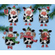 Набор для вышивания Design Works 1695 Christmas Cows фото