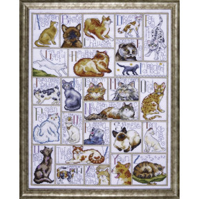 Набор для вышивания Design Works 2701 ABC Cats